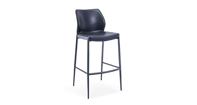 Luxury Leather Bar Stools for Hotel Cocktail Parties (Commercial High-End Bar Chairs)