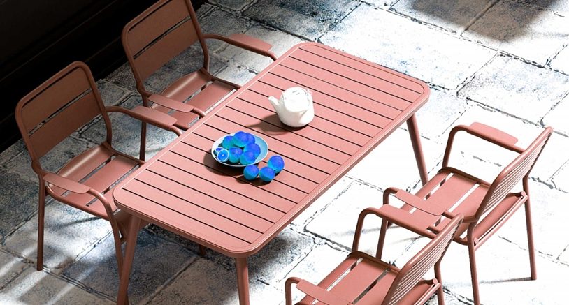 Outdoor Aluminum Table & Chair Series