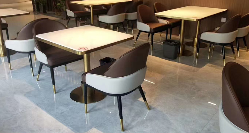 Elegant Modern Sintered Stone Dining Table