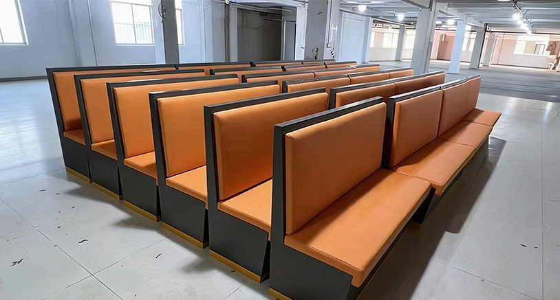 Fireproof Board with Solid Wood Frame Sponge Soft Pack Booth