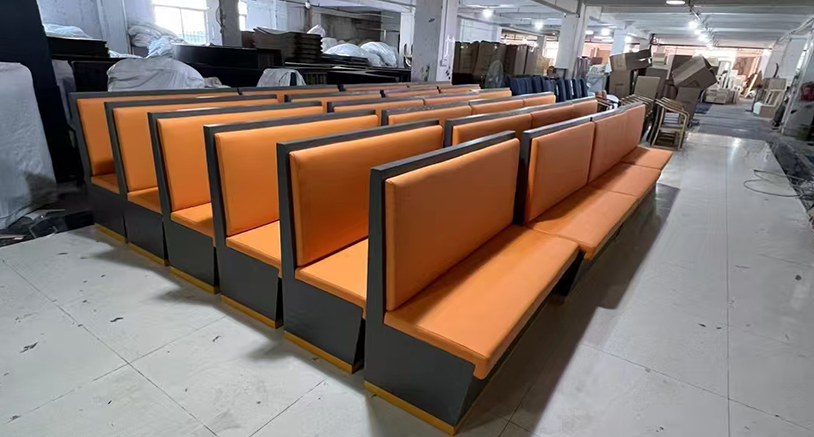 Fireproof Board with Solid Wood Frame Sponge Soft Pack Booth