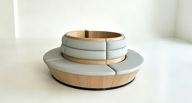 Circular Banquette Booth Seating