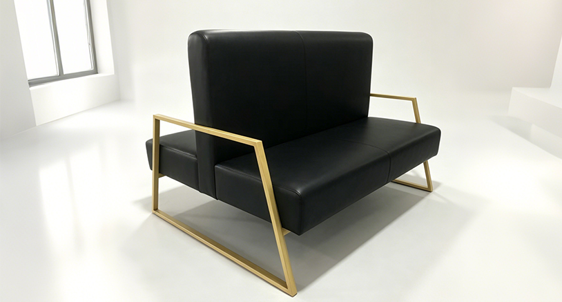 Standard Double Sided Diner Booth Model